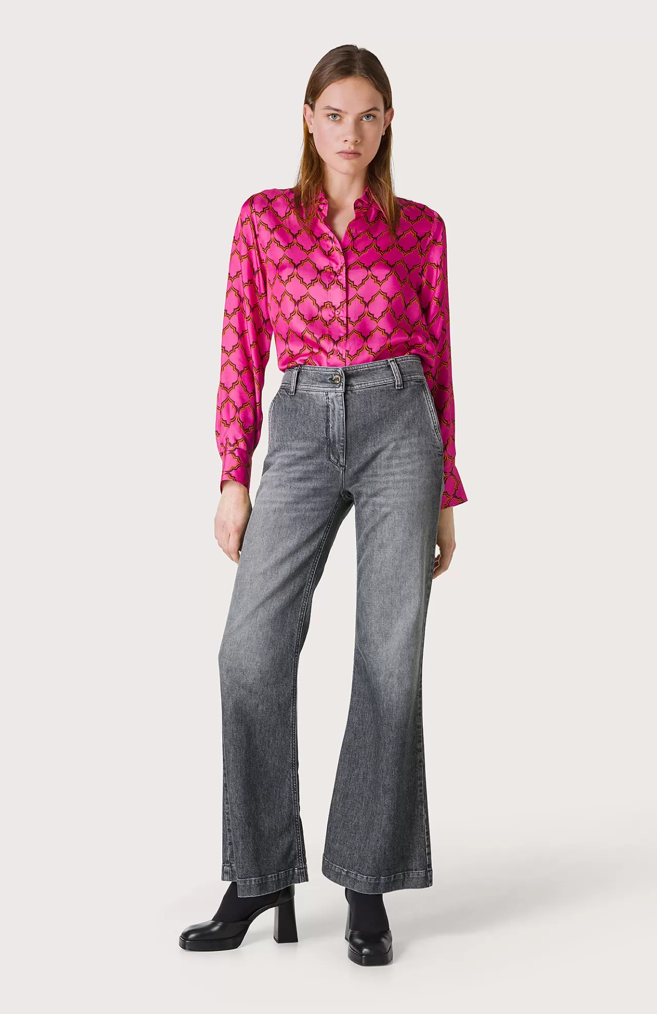 Donna Seventy Venezia Pantaloni^Jeans Denim Con Tasche All'Americana