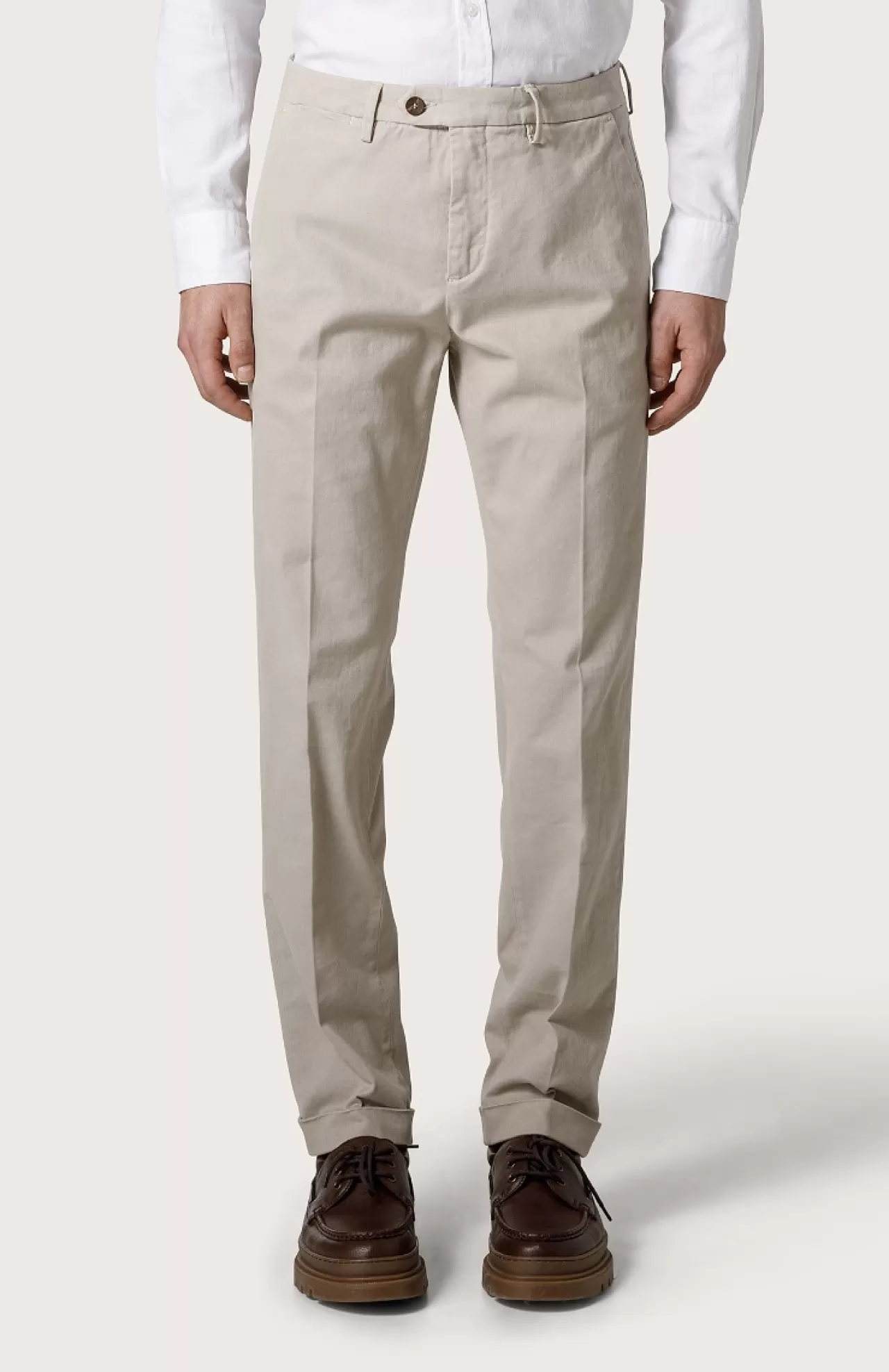 Uomo Seventy Venezia Pantaloni^Pantalone Chino In Gabardina